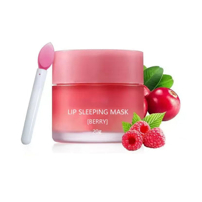 20G South Korea Lip Sleep Mask Night Sleep Maintenance Moisturizing Lip Gloss Bleach Cream Nourishing Lip Care Strawberry